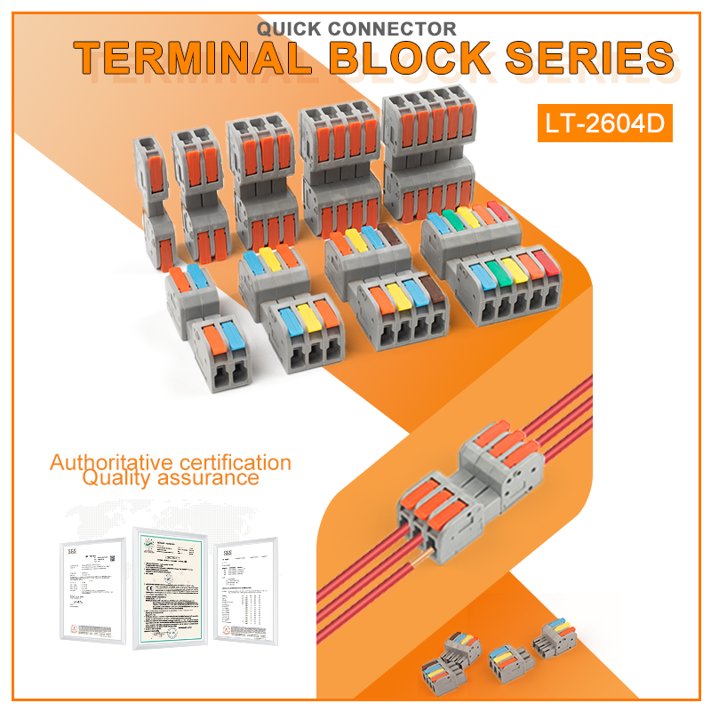 Push Fit Connector - Mini connecteur de fil rapide d'accueil