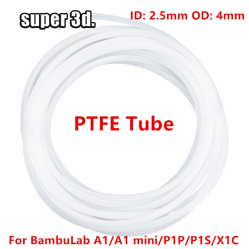 Ptfe Tape Thread - Tube PTFE Bambu Lab 1/2/50M, diamètre