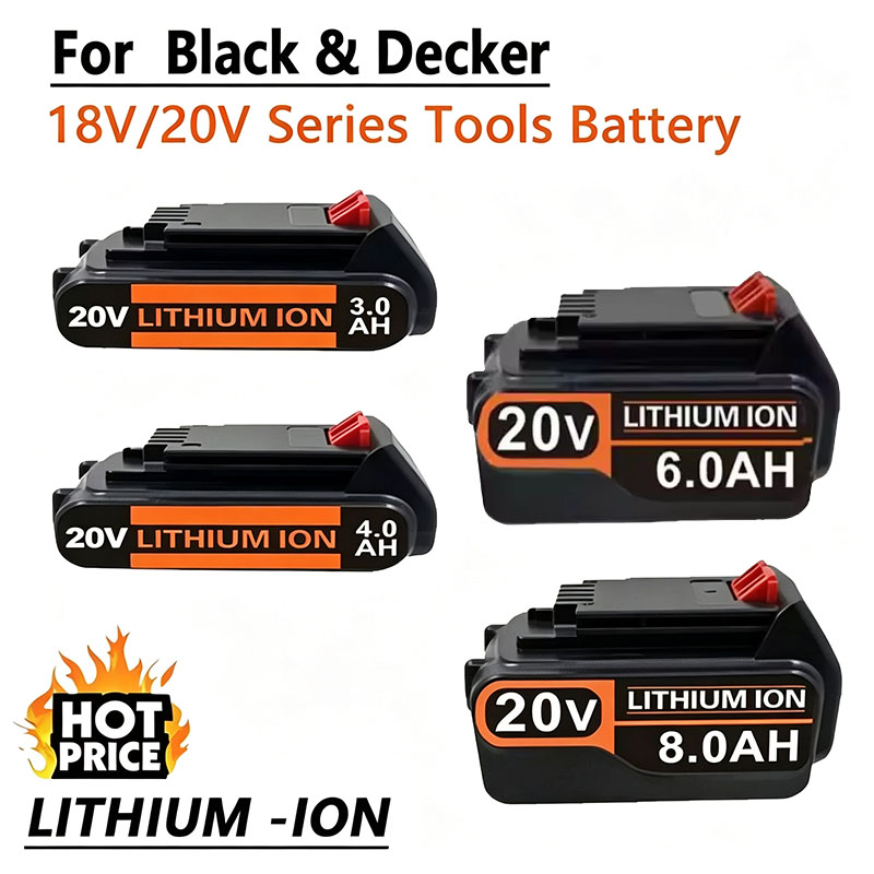 Black+Decker Tool Cordless - Batterie pour outils sans fil Black