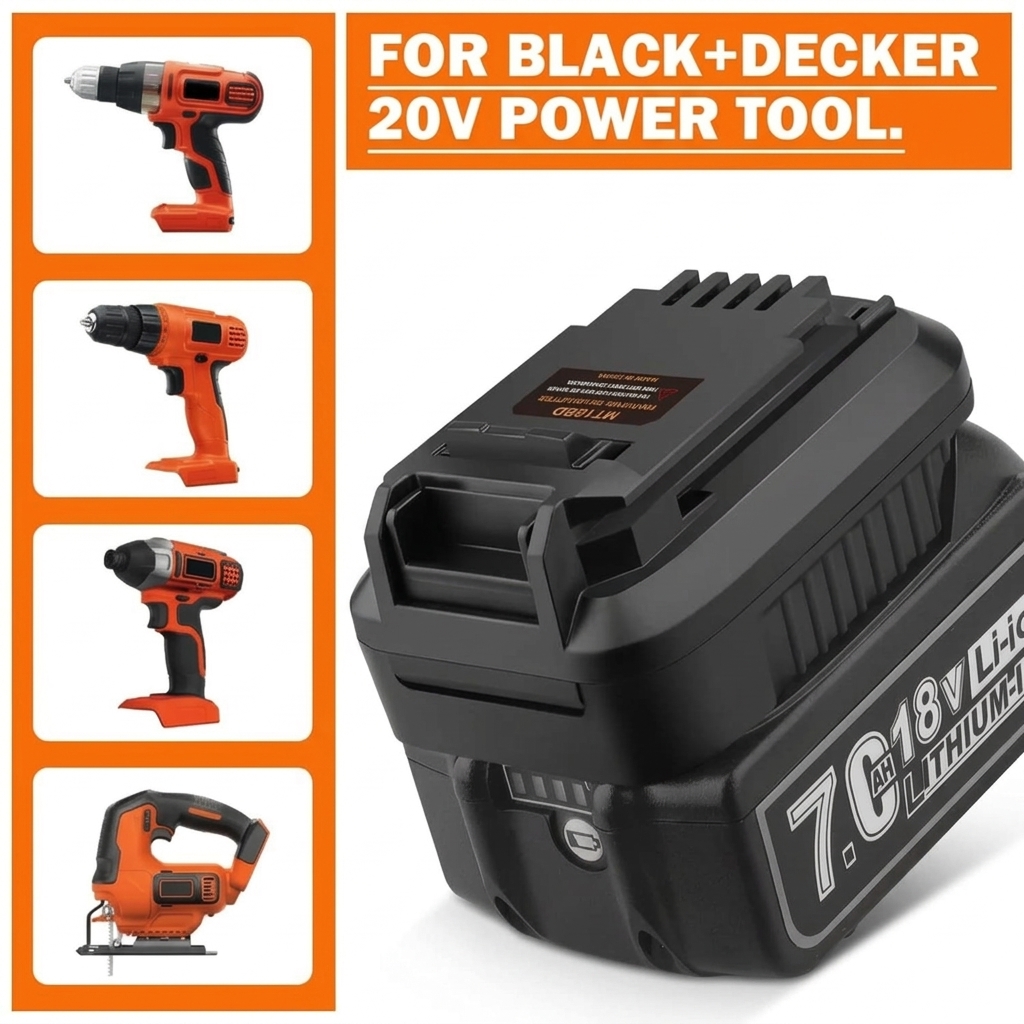 Black+Decker Tool Cordless - Convertisseur pour outil sans fil Makita