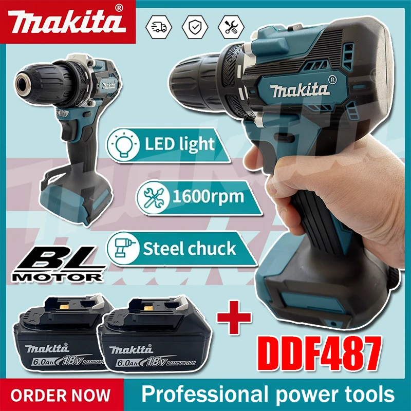 Makita Drill Ddf484 - Makita DDF487 Tournevis sans fil électrique,