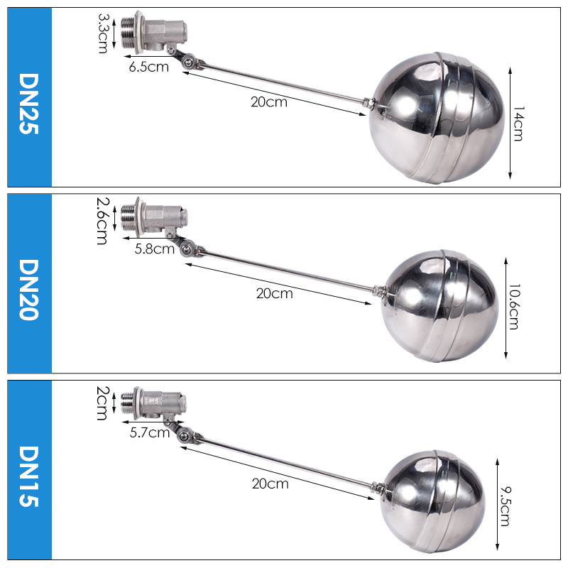 Vanne à flotteur réglable DN15 - Float Ball Valve avis et prix