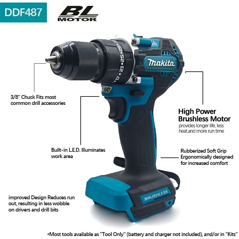 Perceuse-visseuse électrique s - Makita Drill Ddf484 avis et prix