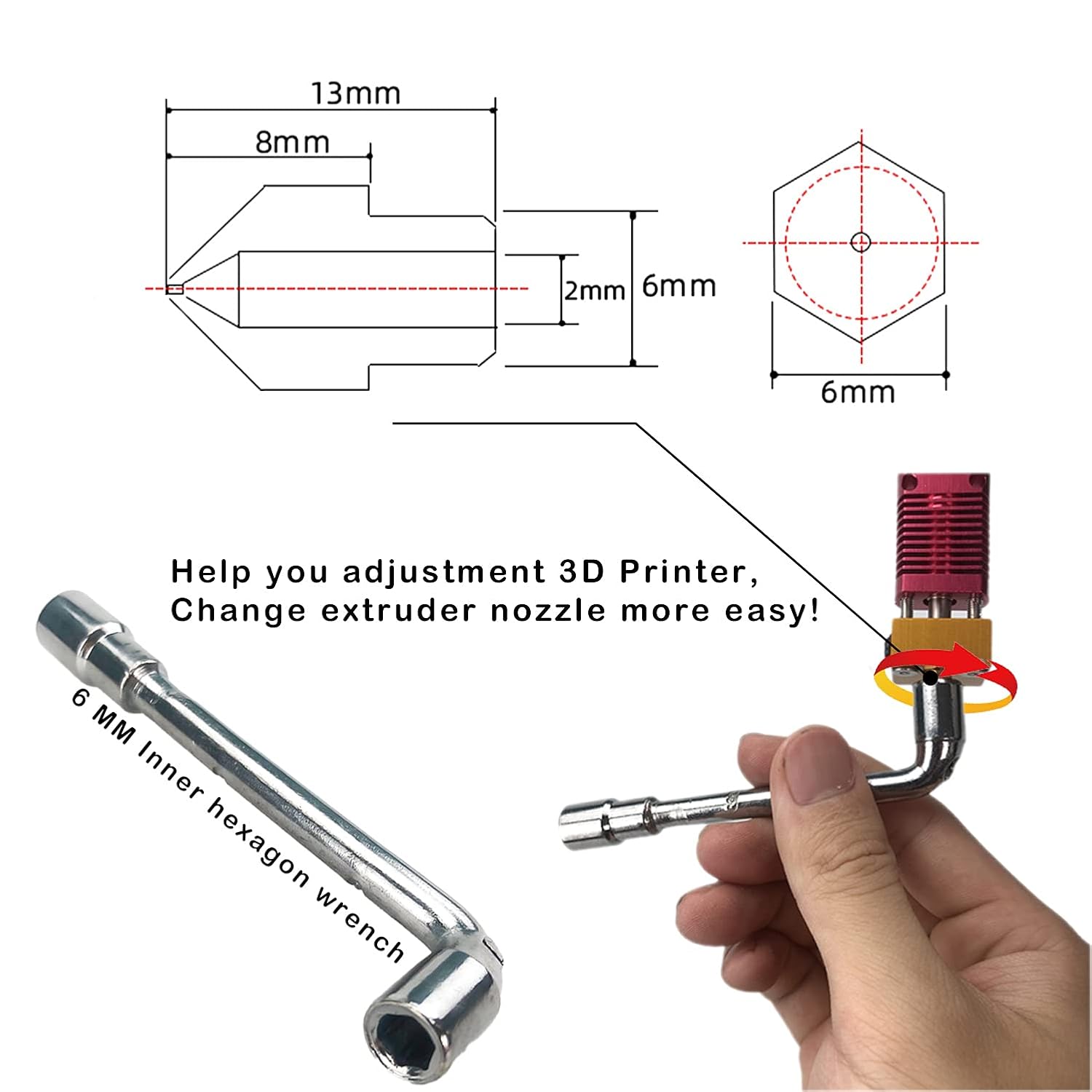 CREALITY 20 pièces MK8 buse en - Creality Printer Ender 3 avis et prix