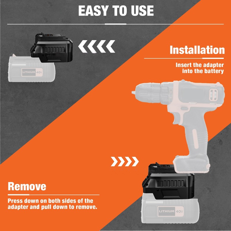 HAKSINKY adaptateur de batteri - Black+Decker Tool Cordless avis et prix