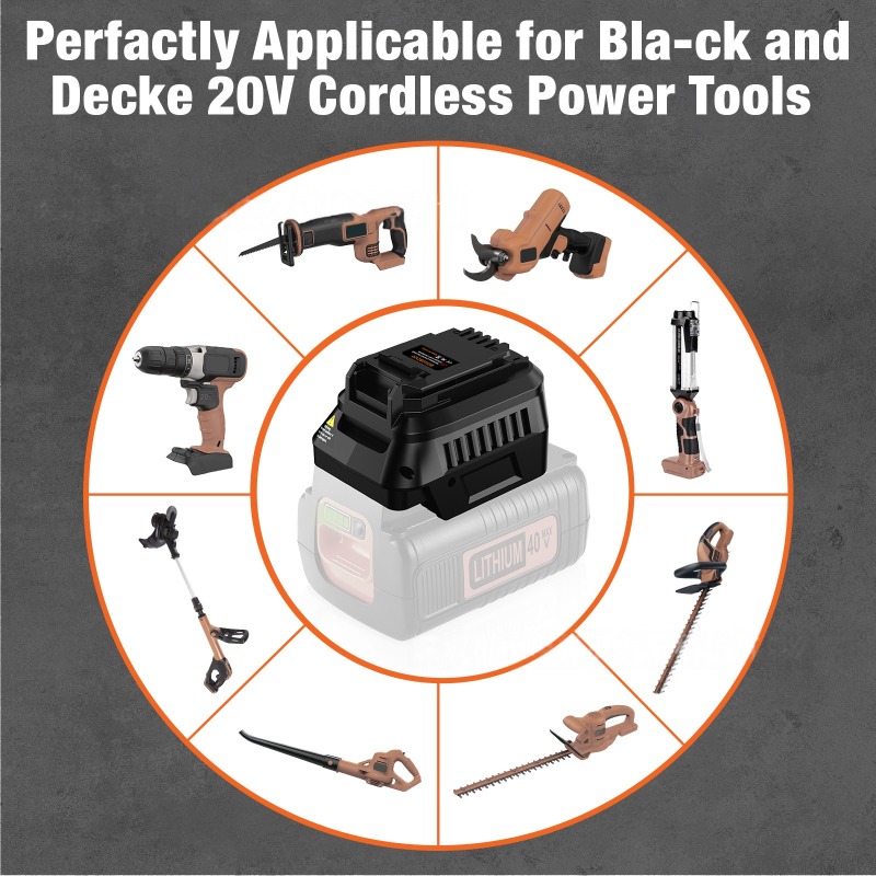 HAKSINKY adaptateur de batteri - Black+Decker Tool Cordless avis et prix