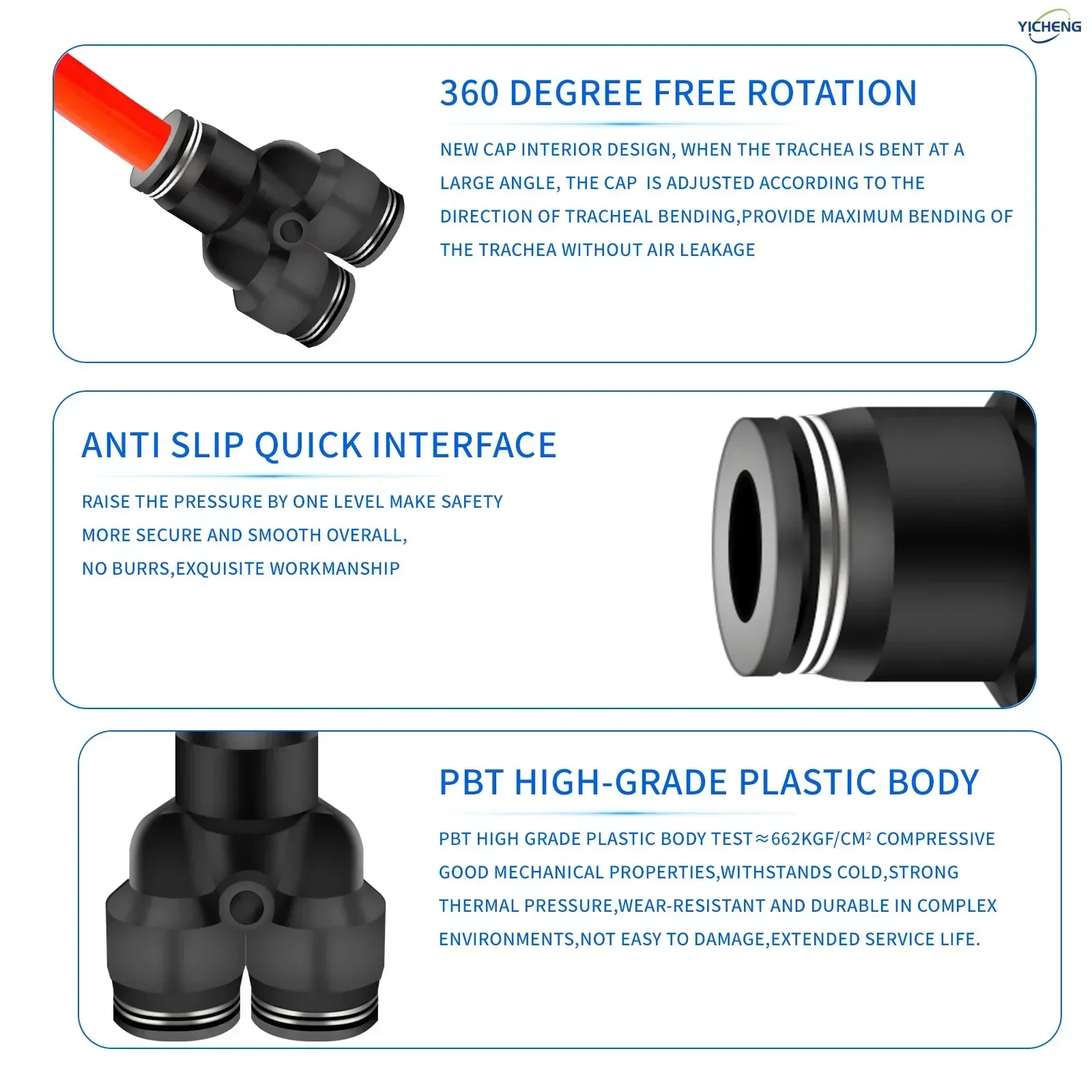 Connecteur de tuyau pneumatiqu - Push Fit Connector avis et prix