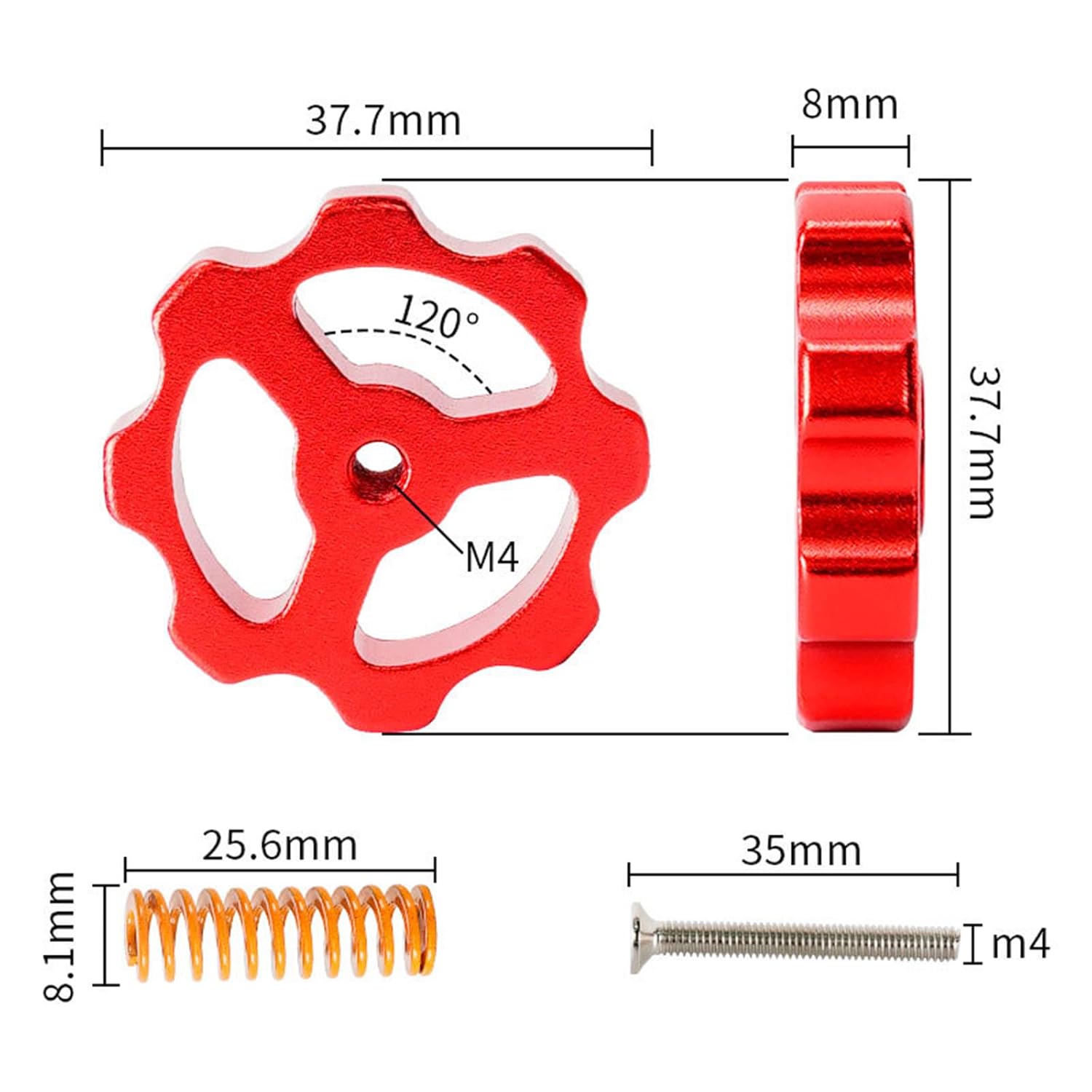 Écrous de nivellement en métal - Creality Printer Ender 3 avis et prix