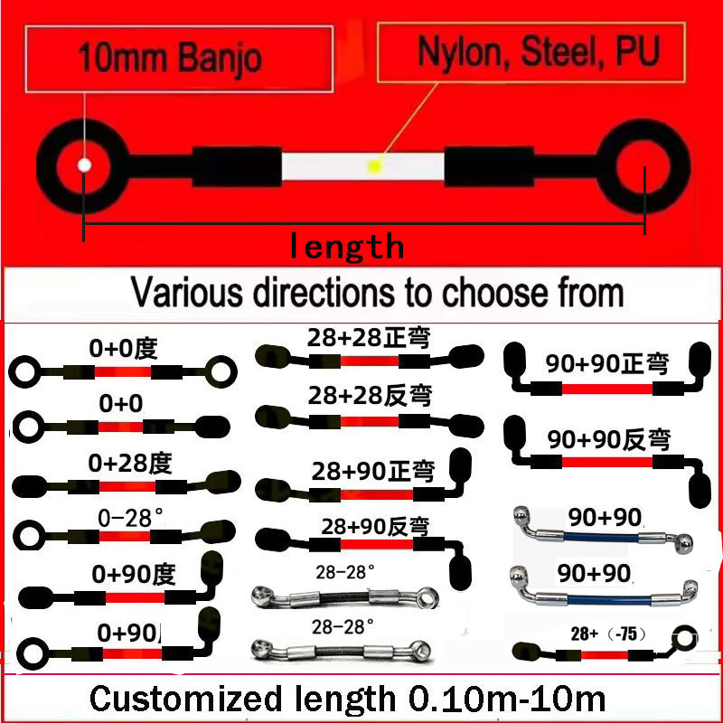 Tuyau de frein tressé hydrauli - Ptfe Tape Thread avis et prix
