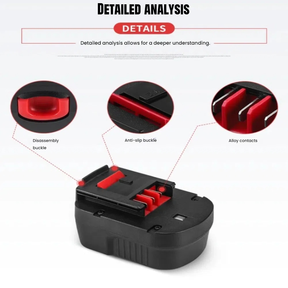 Batterie Ni-MH 14,4 V 6000 mAh - Black+Decker Tool Cordless avis et prix