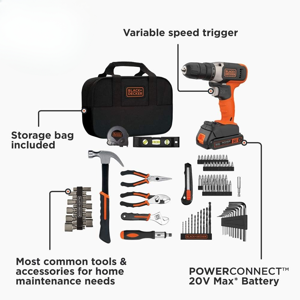 % un pour plus du kit d'outils - Black+Decker Tool 20V Max avis et prix