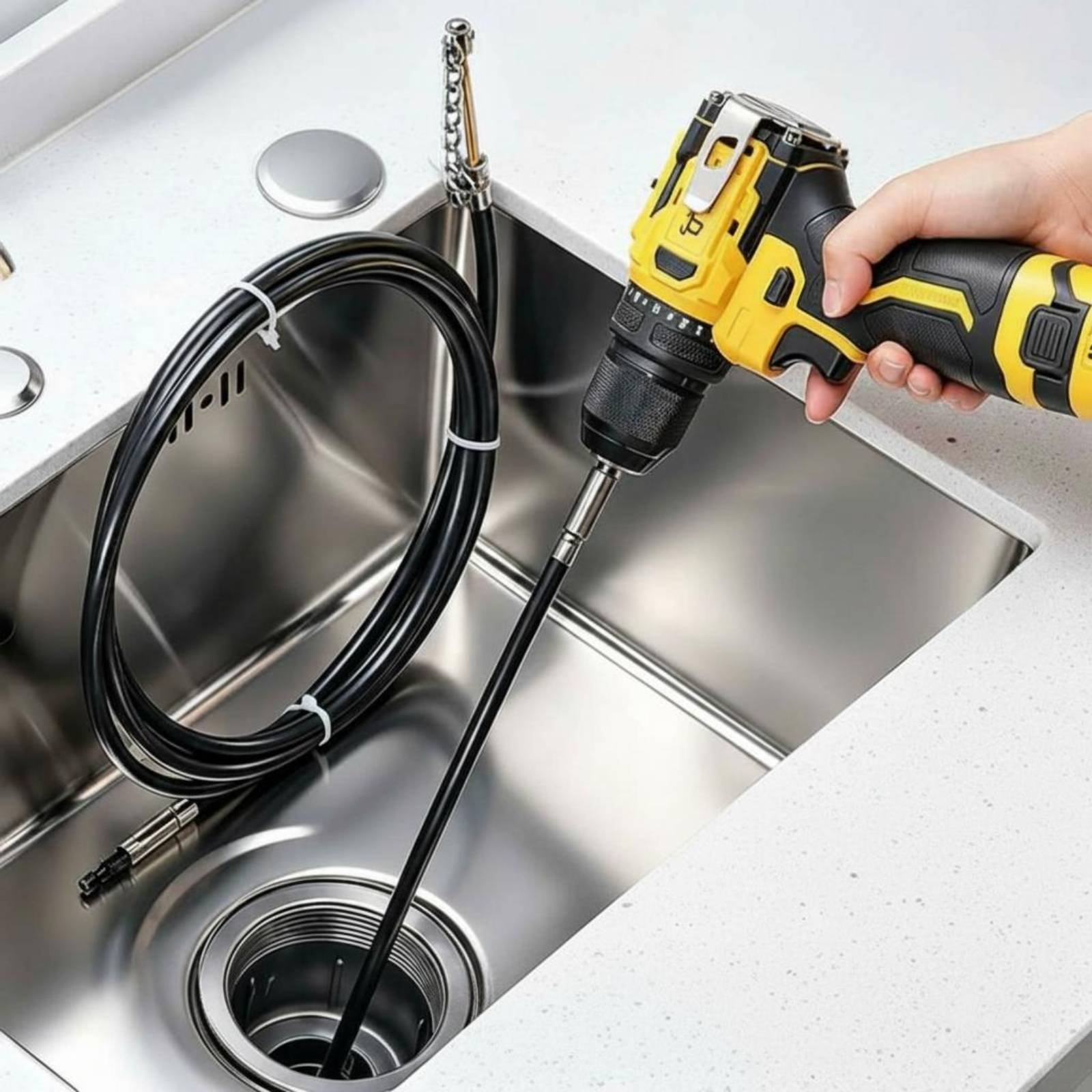 Déboucheur de canalisation en  - Drain Snake Flexible avis et prix
